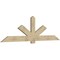 Ekena Millwork Kennewick Rough Sawn Timber Gable Bracket, Douglas Fir, 96"W x 28"H x 2"D x 6"F, 7/12 Pitch GBW096X28X0206KEN00RDF - alternate 2